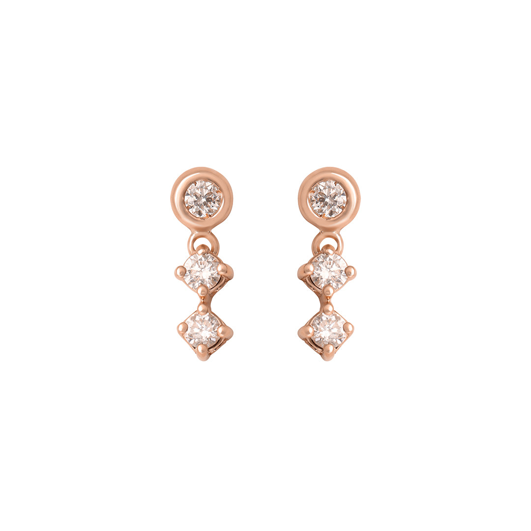Pixie Diamond Drop Studs