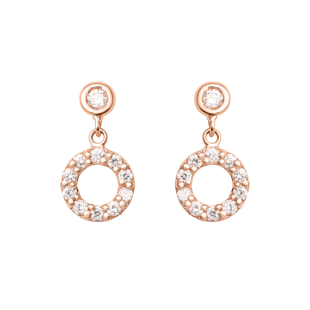 Circle Drop Studs