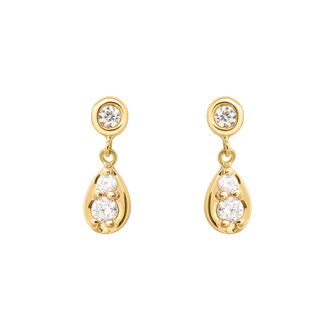 Pear Drop Studs