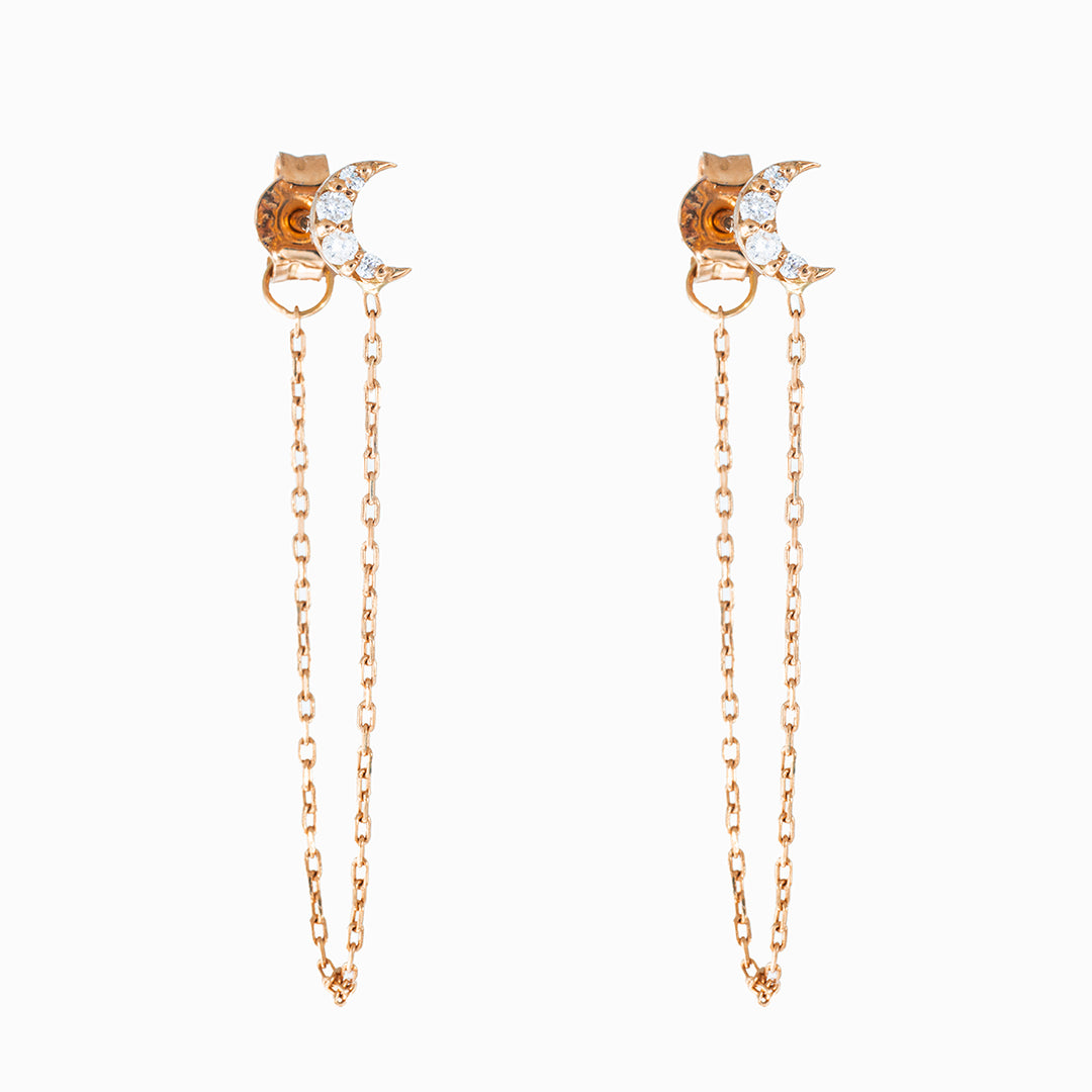 Over the Moon Earrings