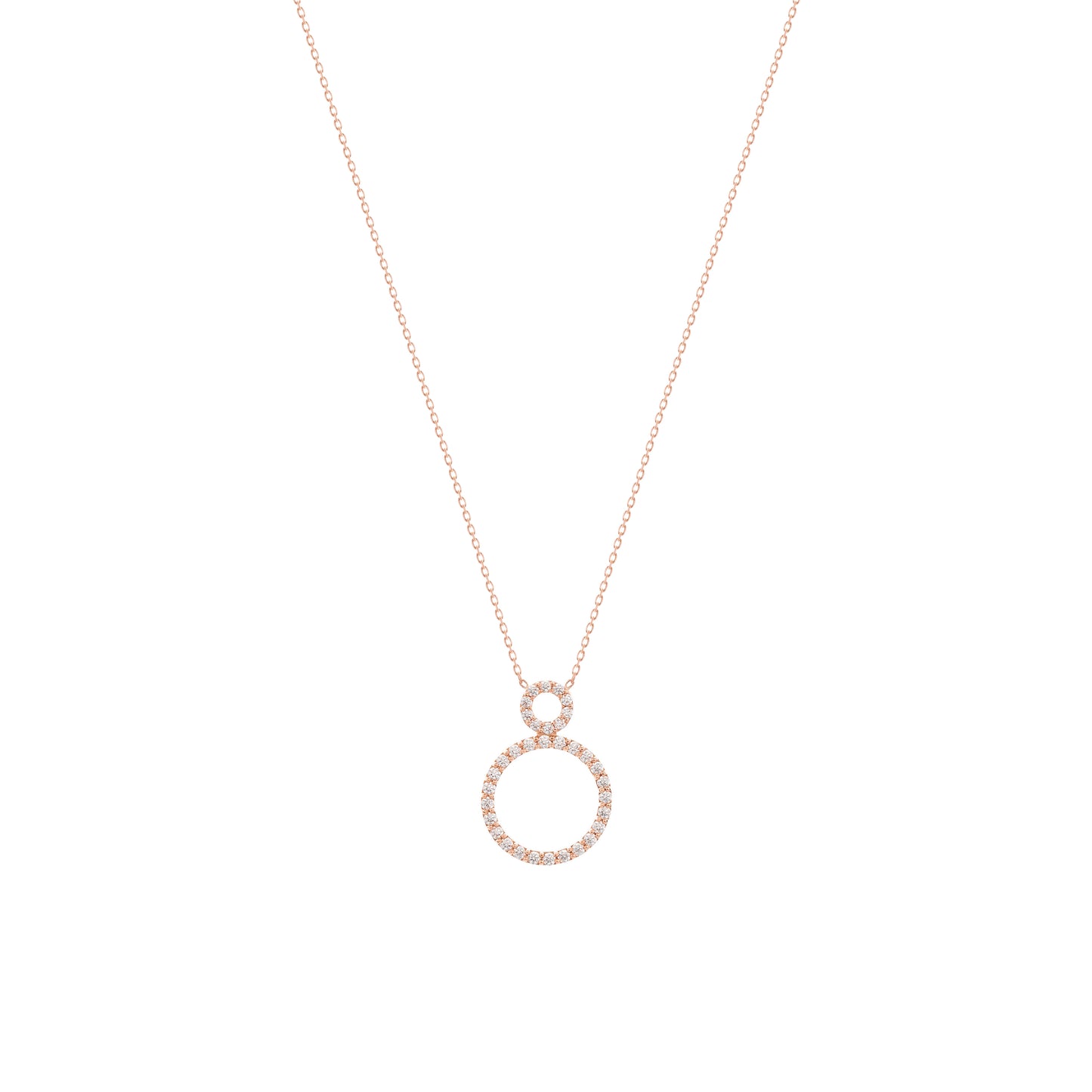 Diamond Circle Necklace