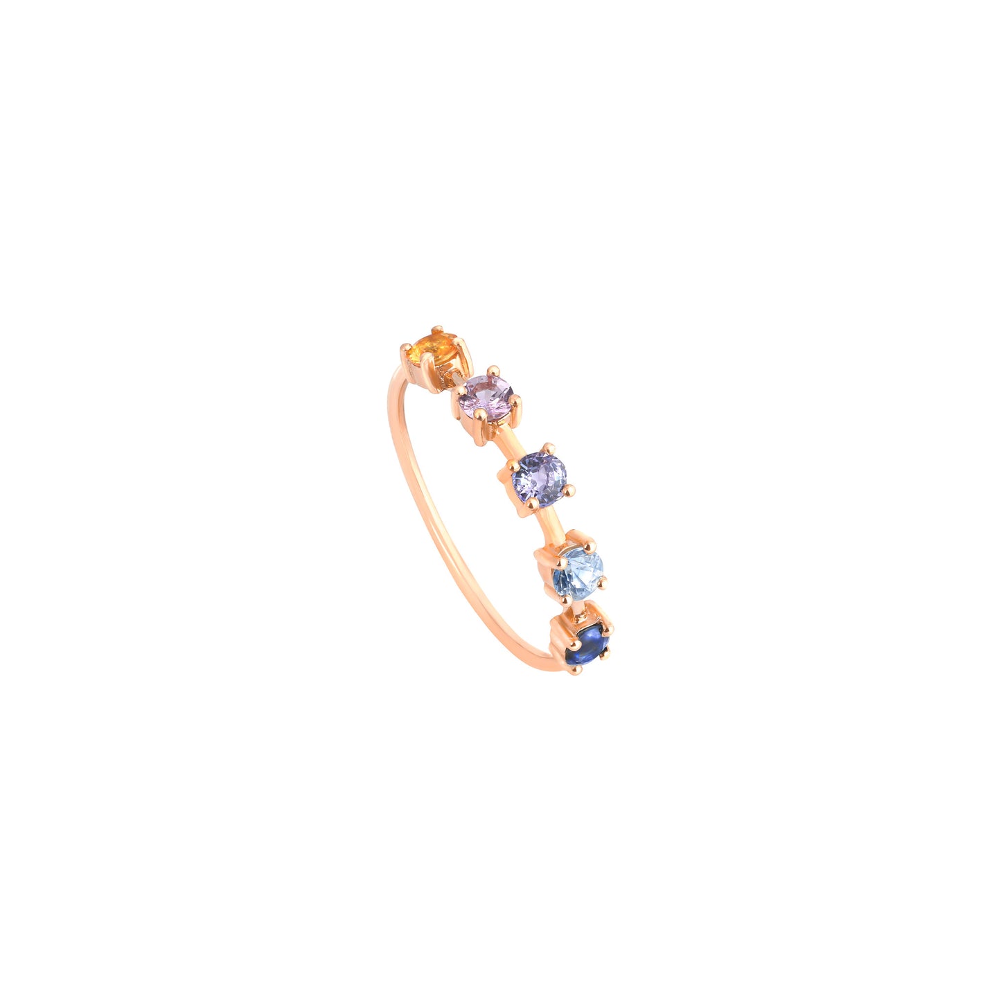 Multicolor Sapphire Ring