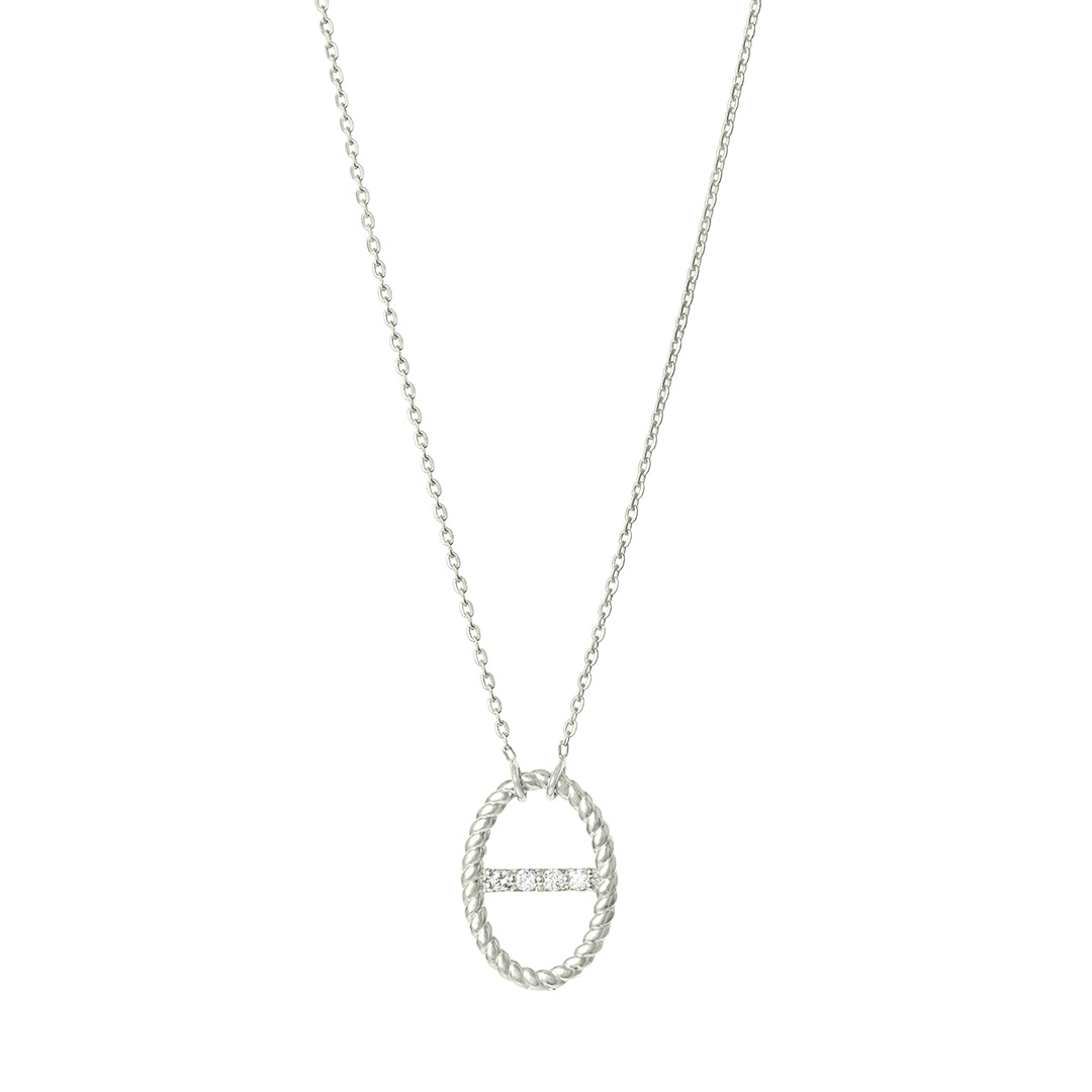 Celestial Diamond Bar Necklace