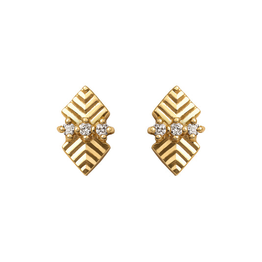 The Pharaoh's Diamond Studs