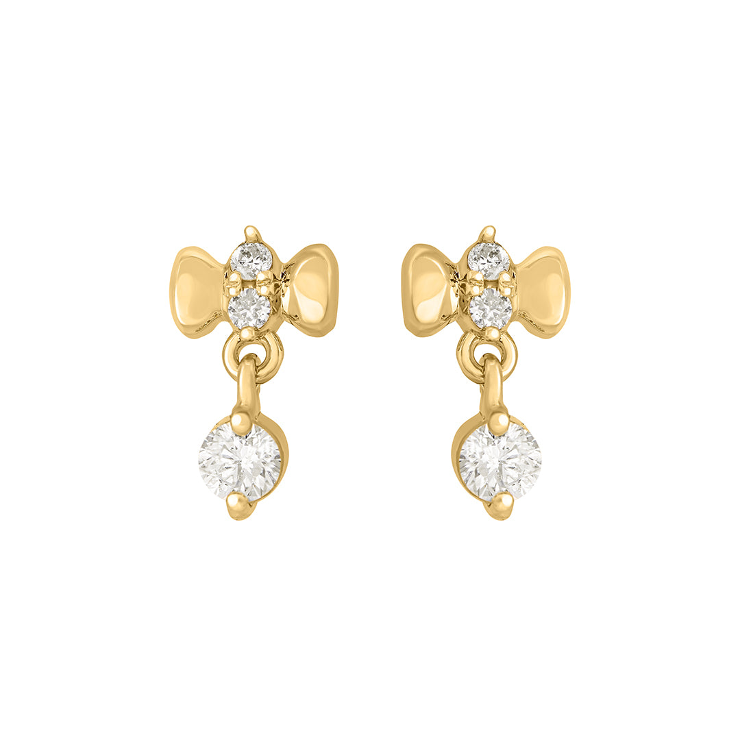 Coquette Girl Drop Studs