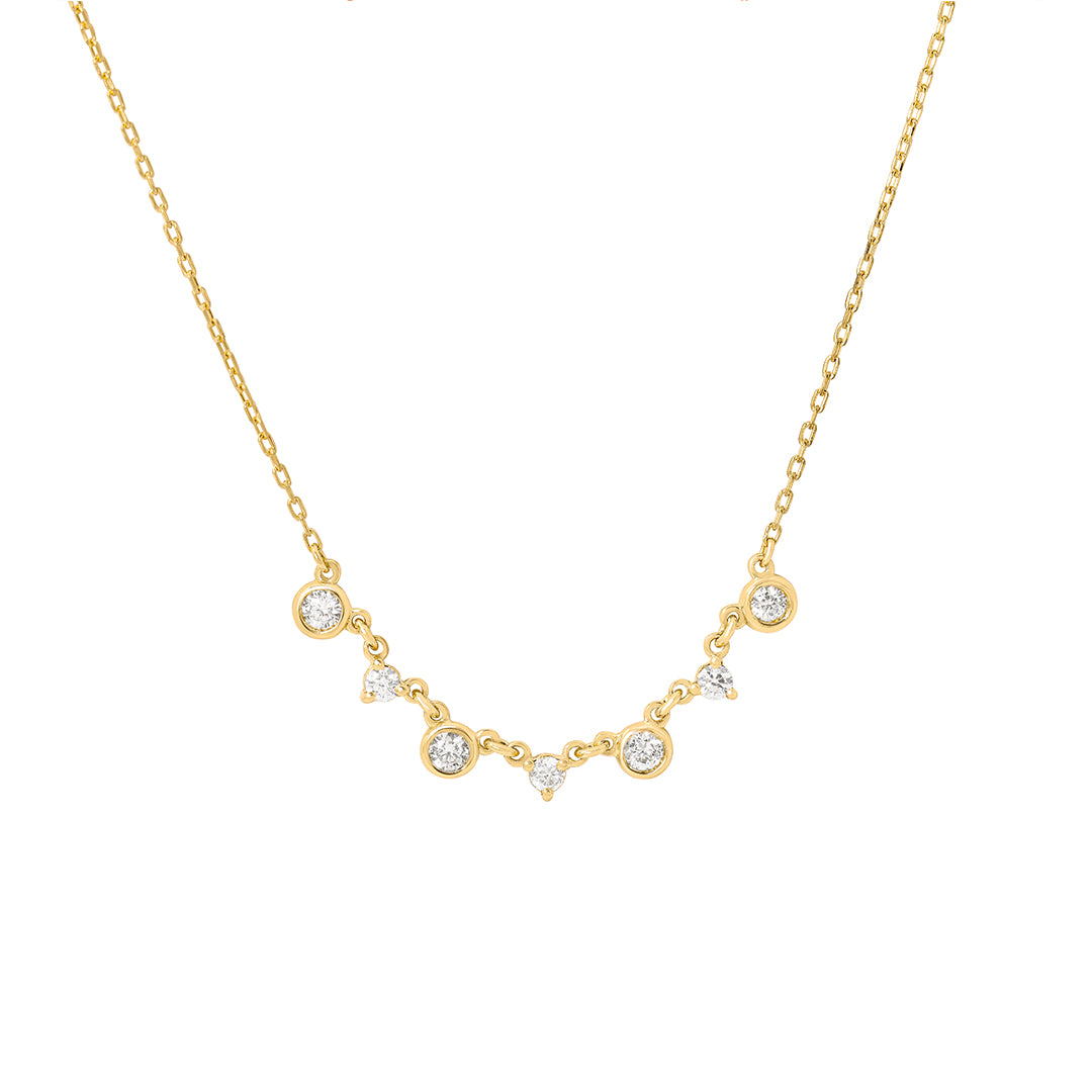 Floating Dots Diamond Necklace