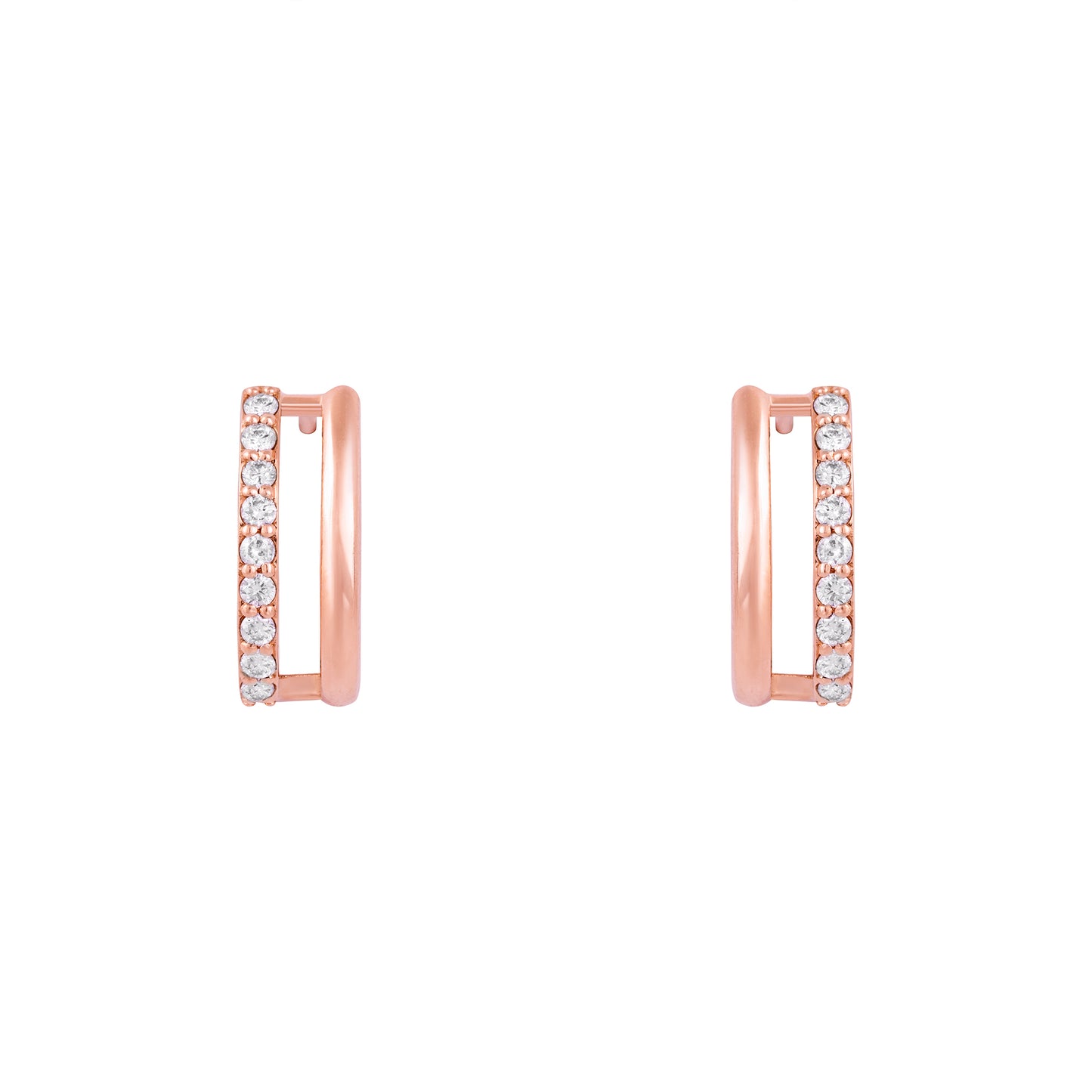 Double Trouble Diamond Earrings