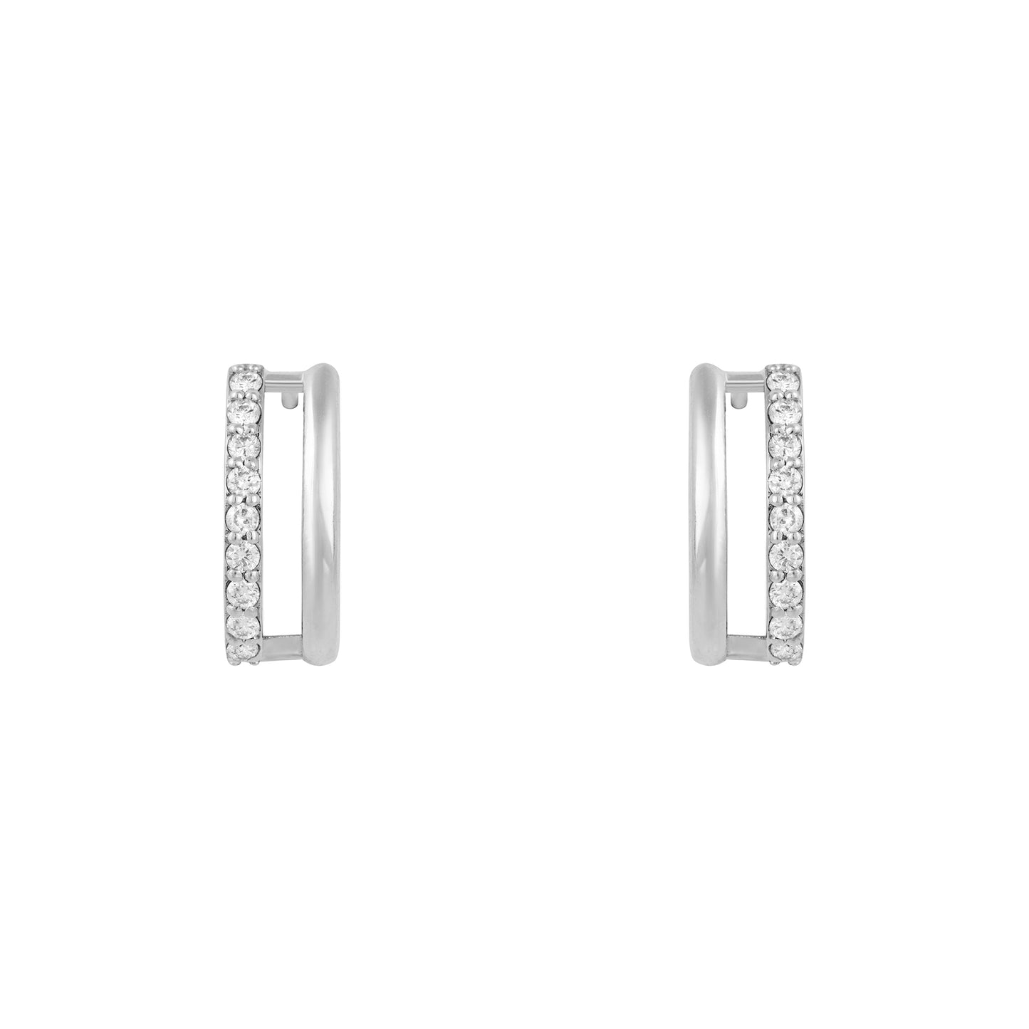 Double Trouble Diamond Earrings