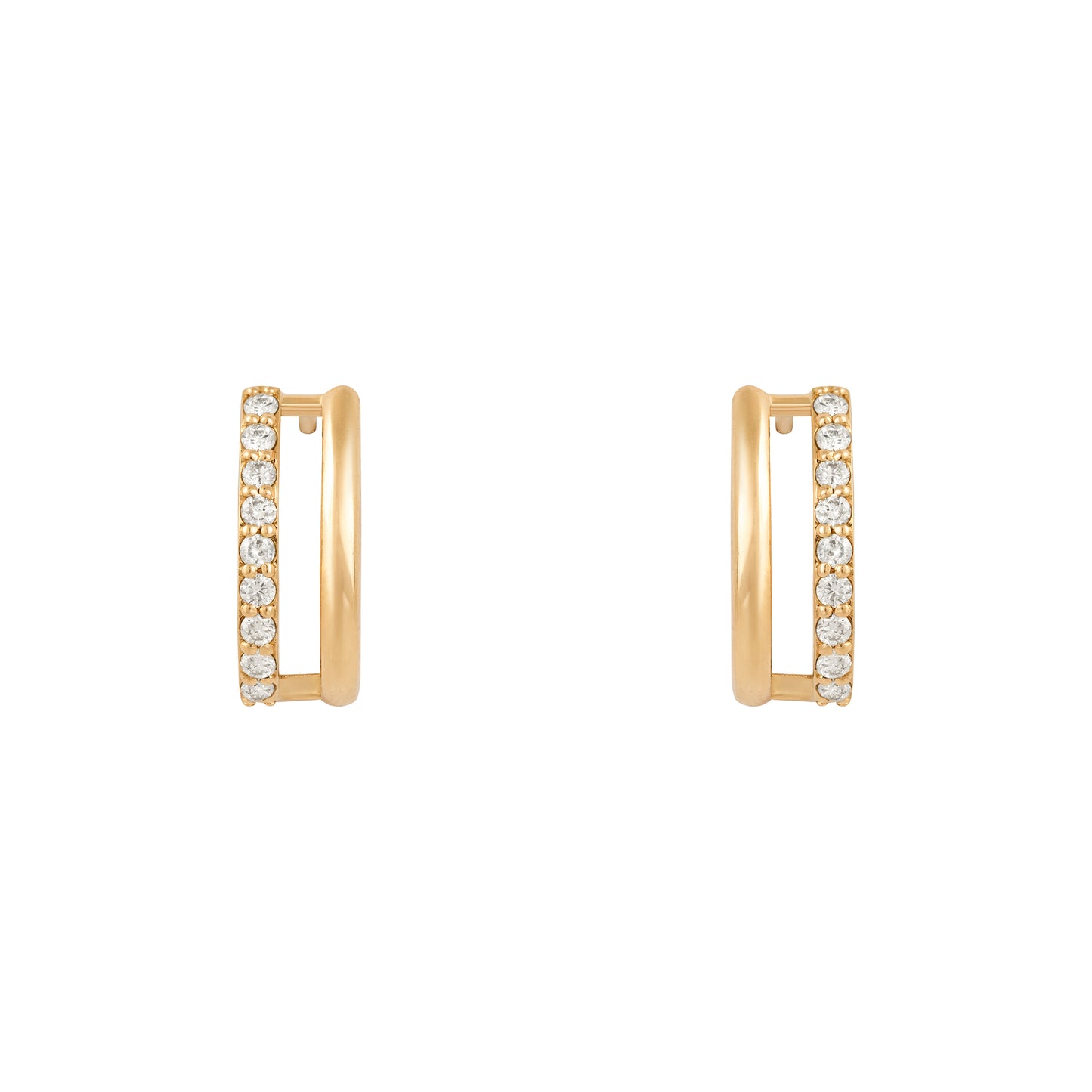 Double Trouble Diamond Earrings
