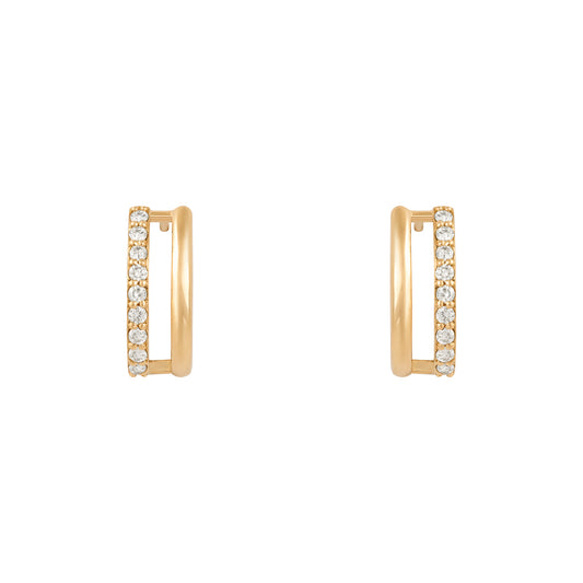 Double Trouble Diamond Earrings