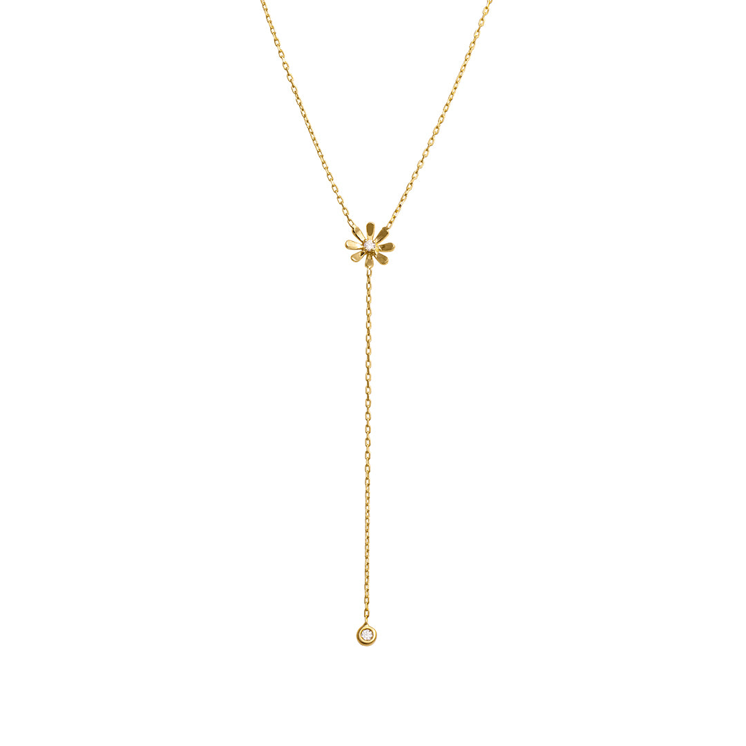 Flower Power Lariat Necklace