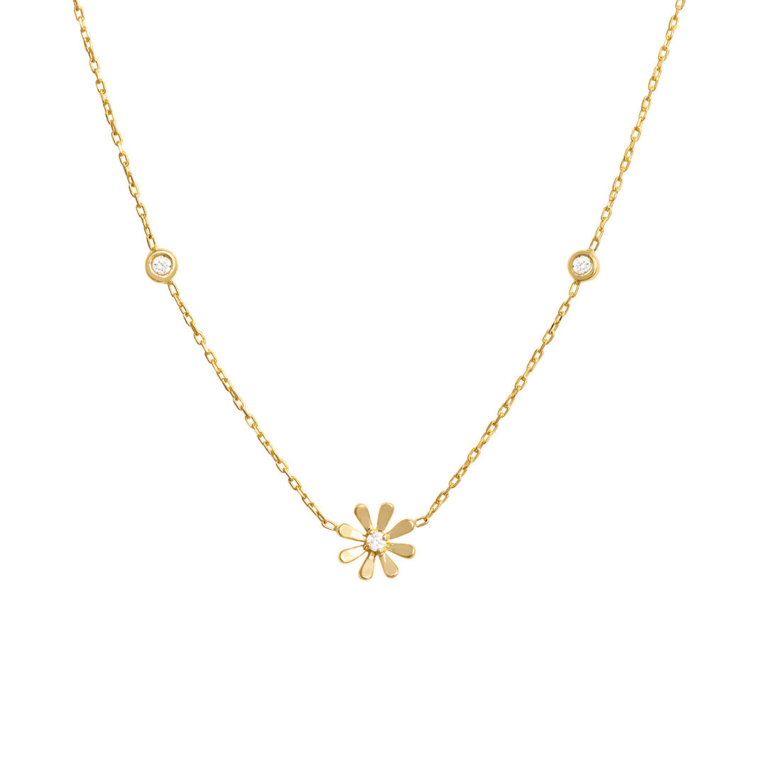 Flower Power Diamond Necklace