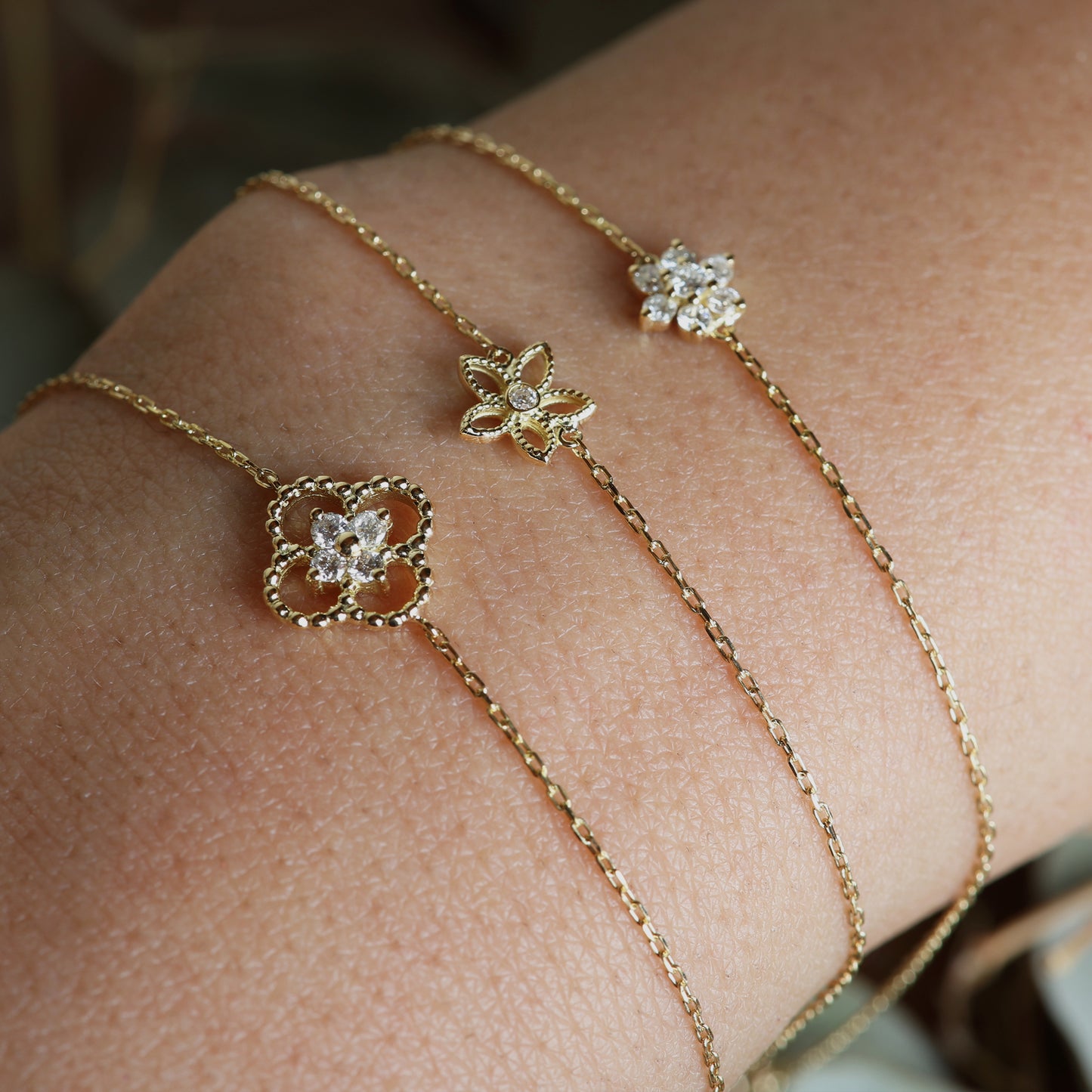 Lily in Bloom Diamond Bracelet