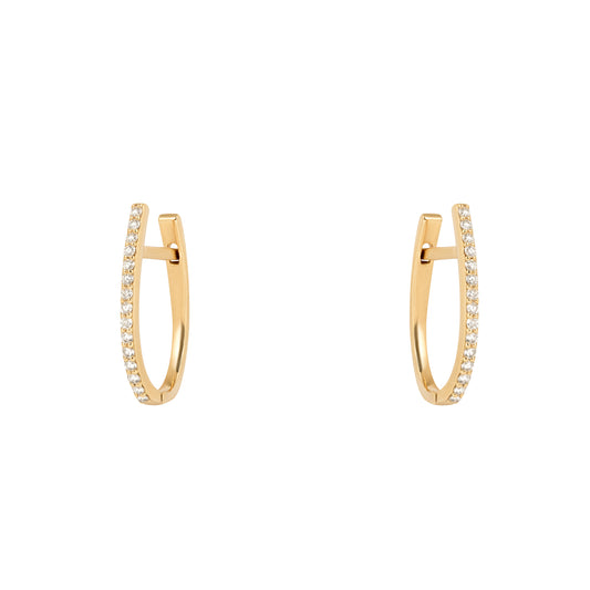 Pave The Way Diamond Earrings