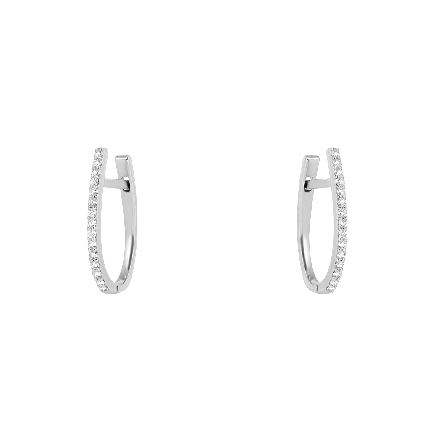 Pave The Way Diamond Earrings