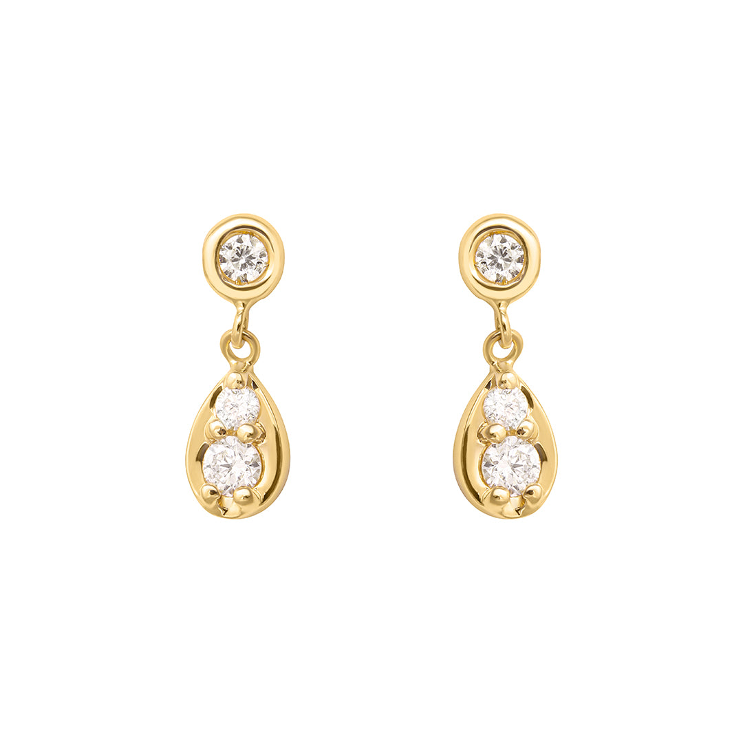 Pear Drop Studs