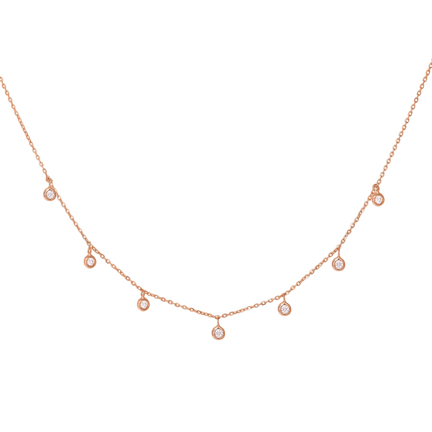 Diamond Dewdrop Necklace