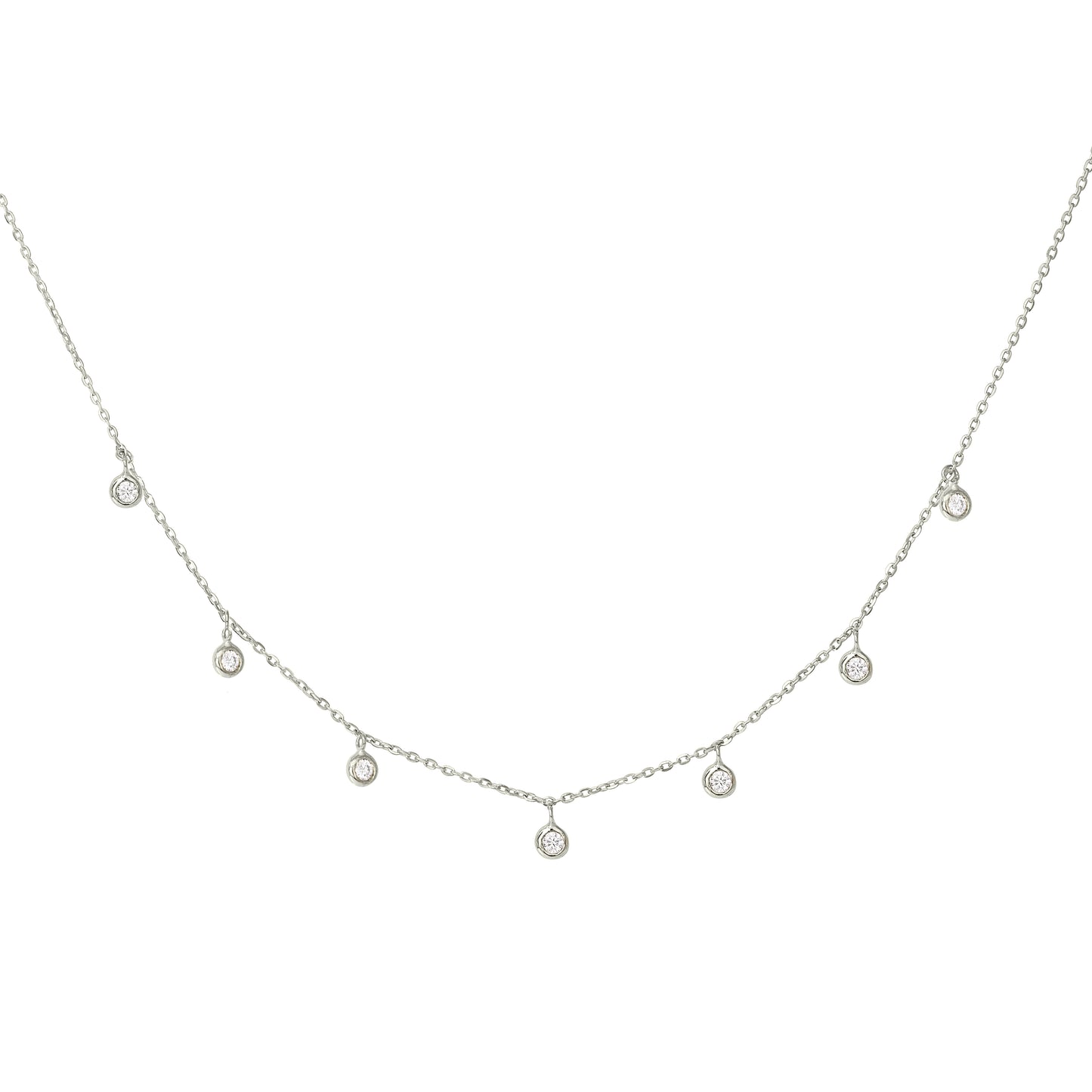 Diamond Dewdrop Necklace