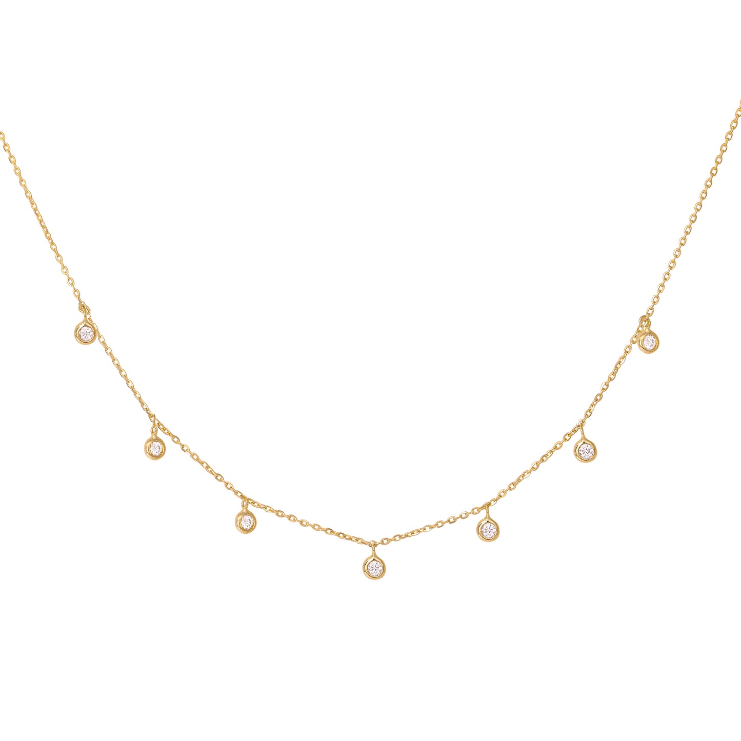 Diamond Dewdrop Necklace