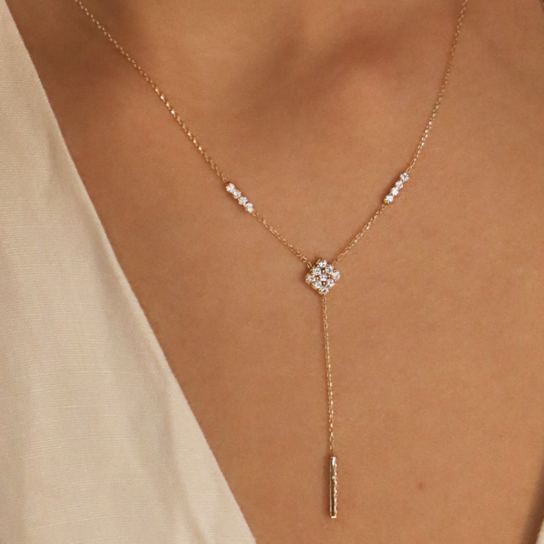 Dazzling Bar Necklace