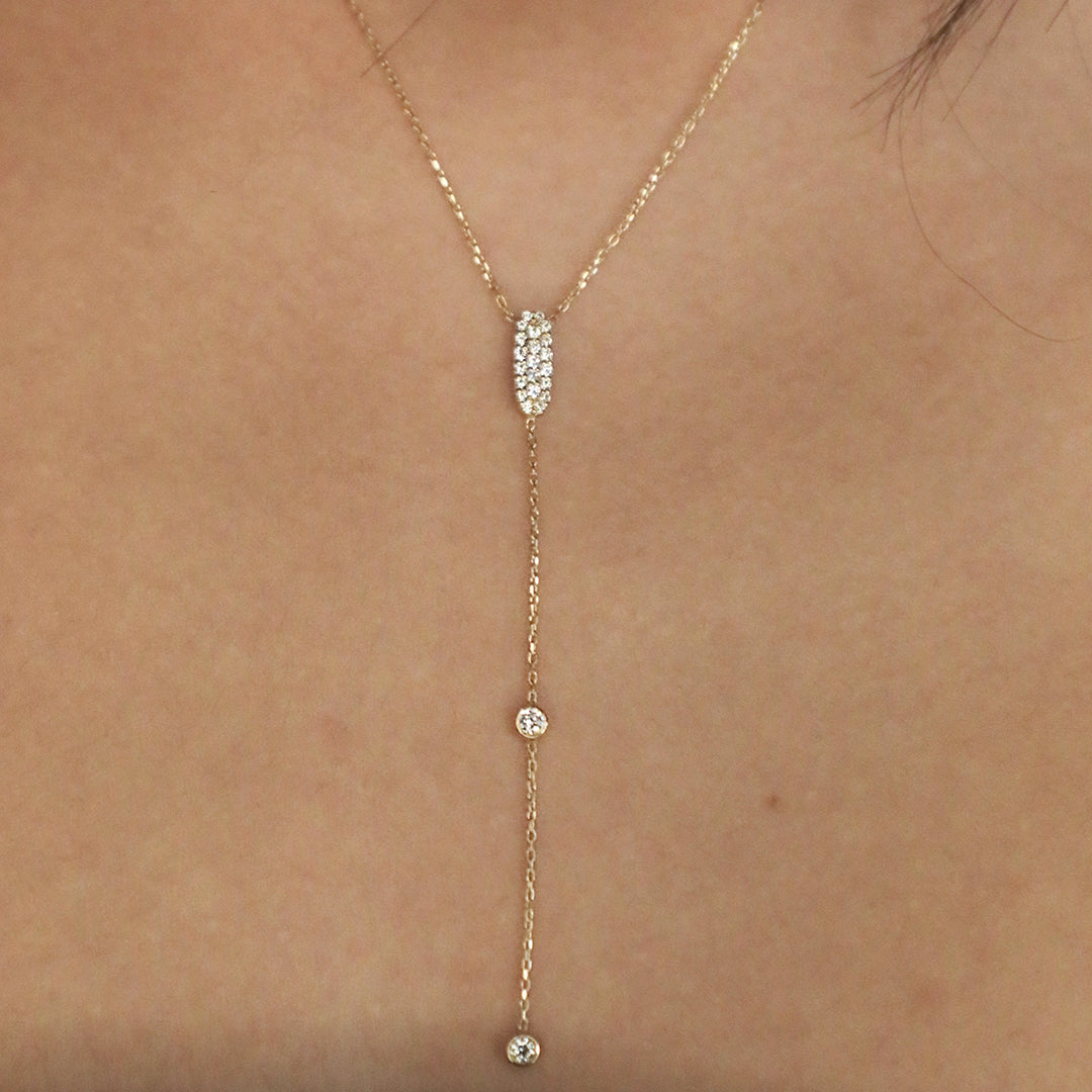 Sparkly Sparkly Lariat Necklace