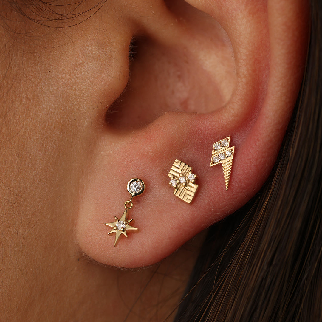 The Pharaoh's Diamond Studs