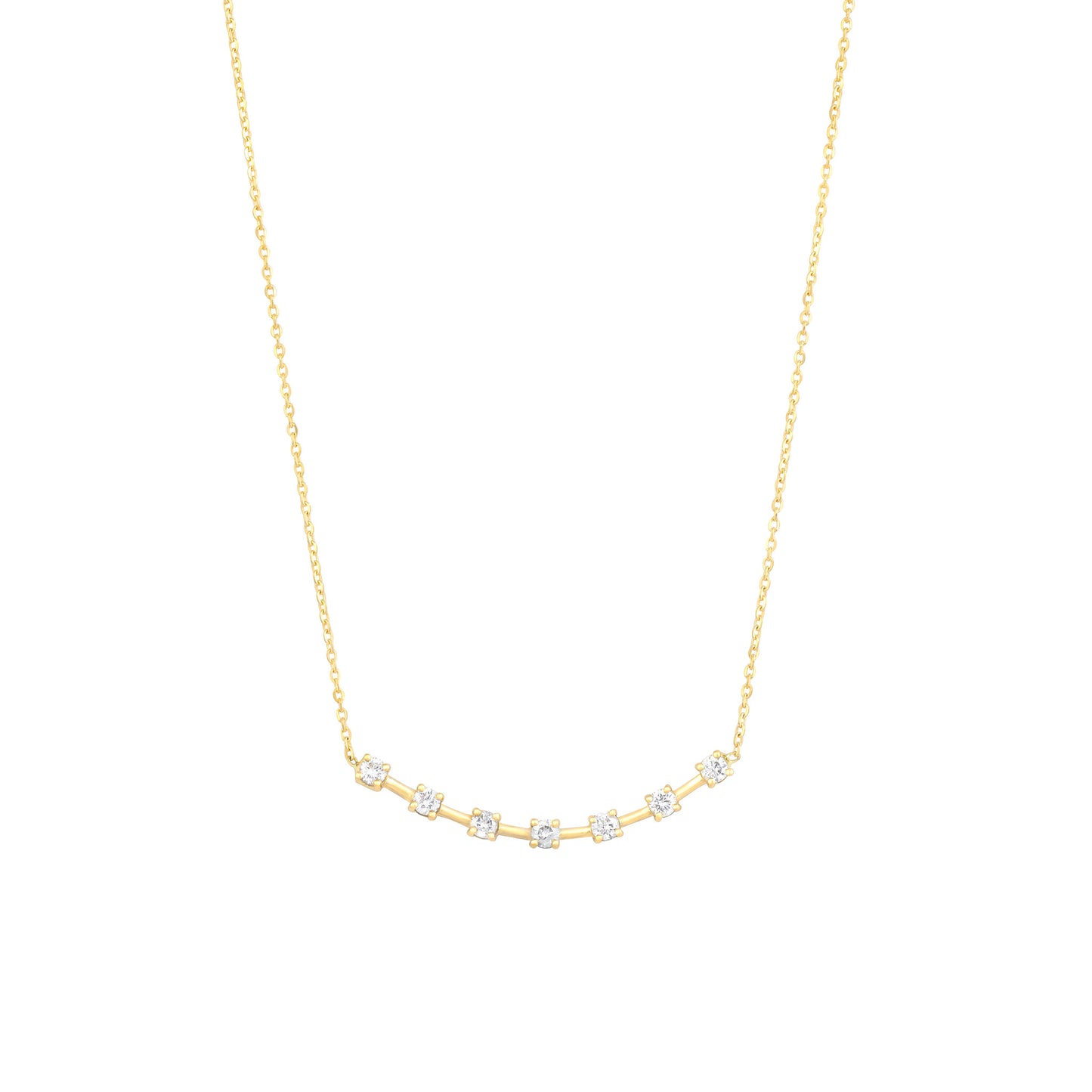 Alex's Diamond Necklace in 18K Yellow Gold with Diamonds