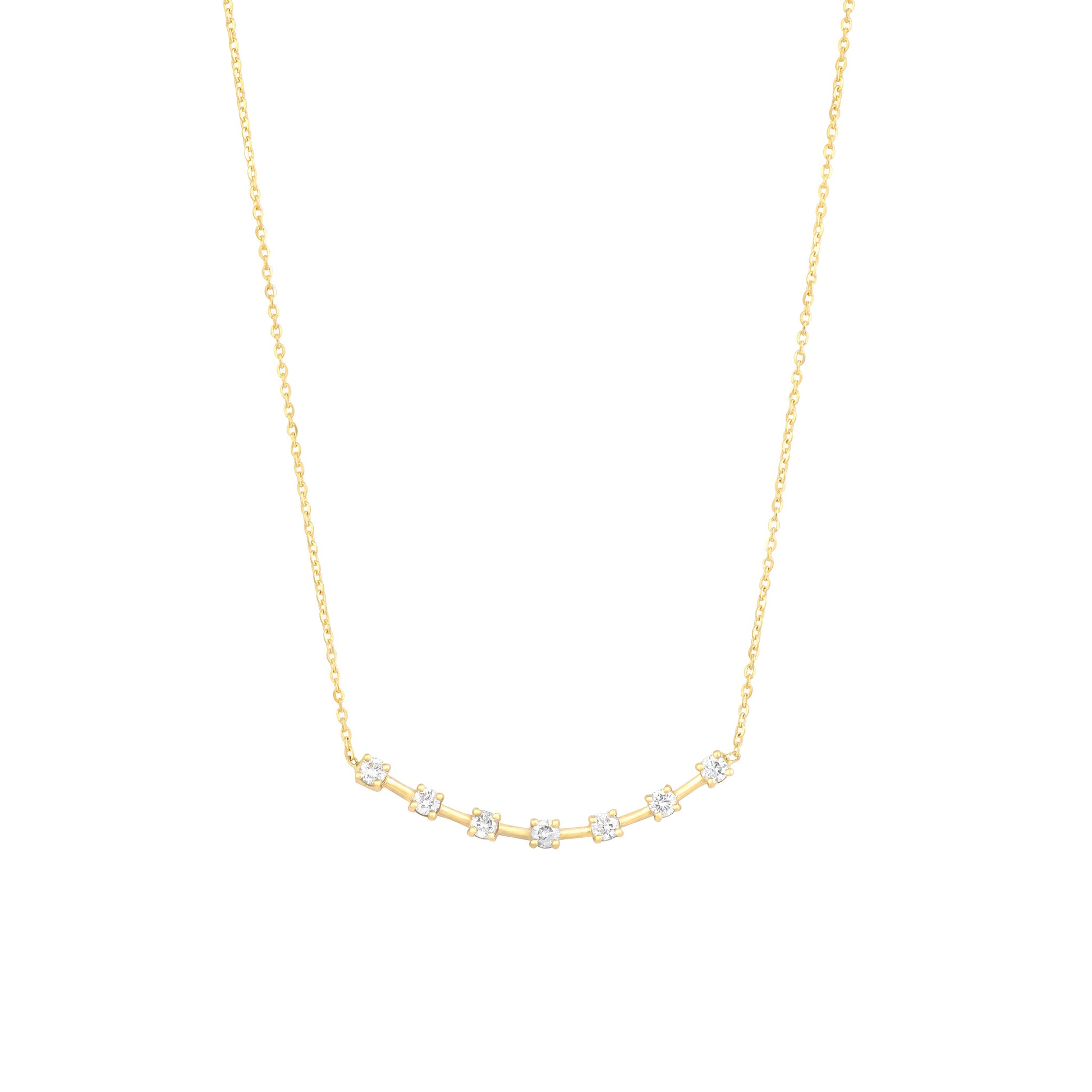 Alex's Diamond Necklace in 18K Yellow Gold with Diamonds