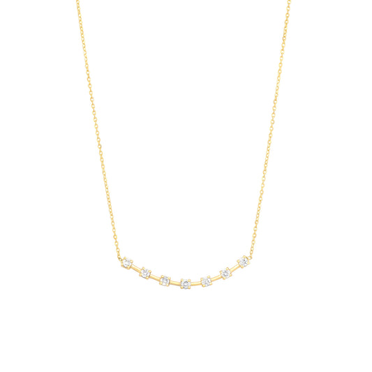 Alex's Diamond Necklace in 18K Yellow Gold with Diamonds