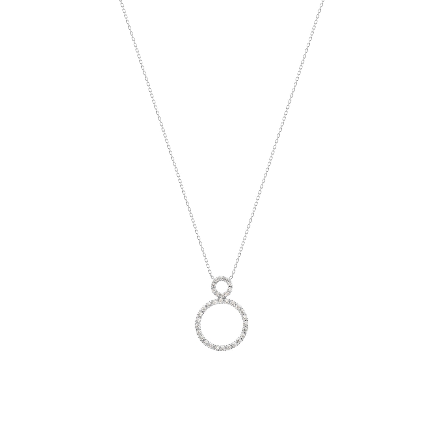 Diamond Circle Necklace