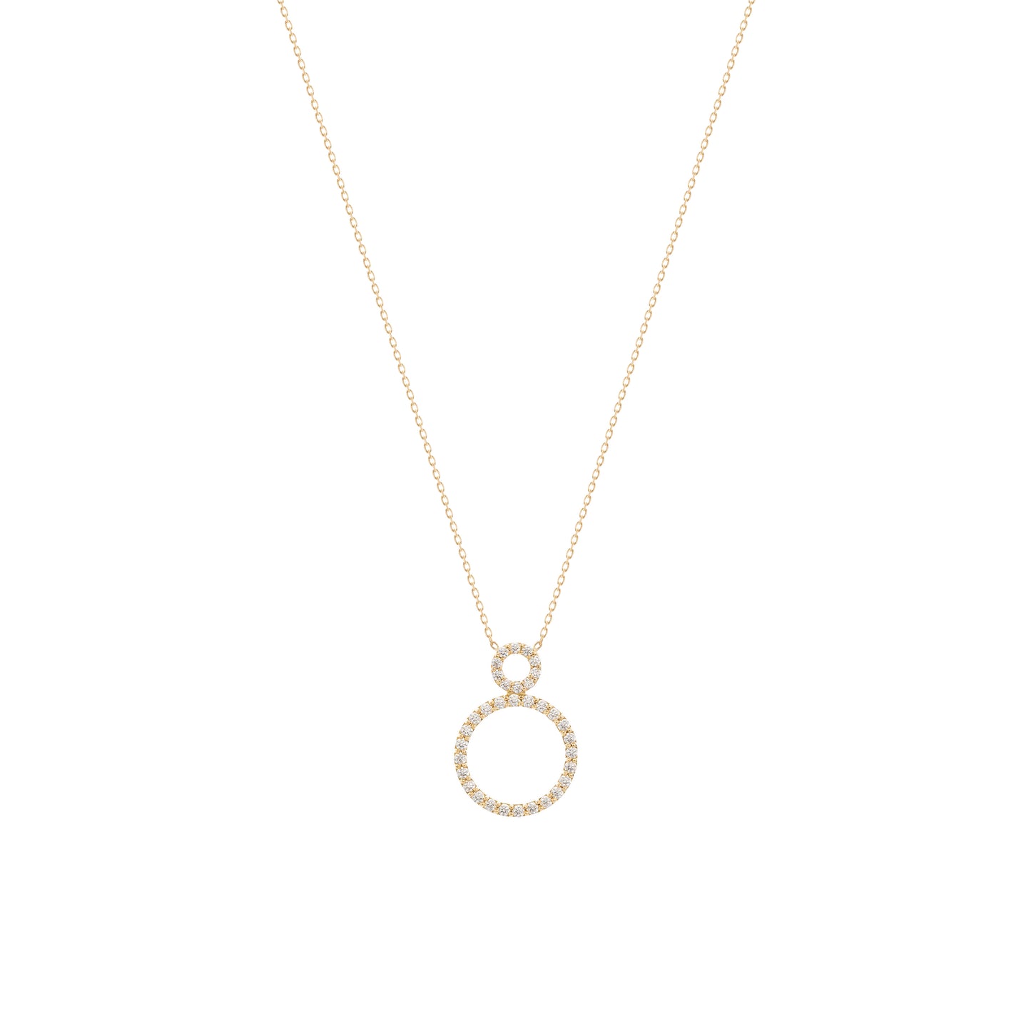 Diamond Circle Necklace