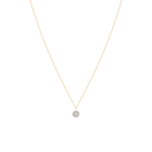 Diamond Necklace in 18k yellow gold