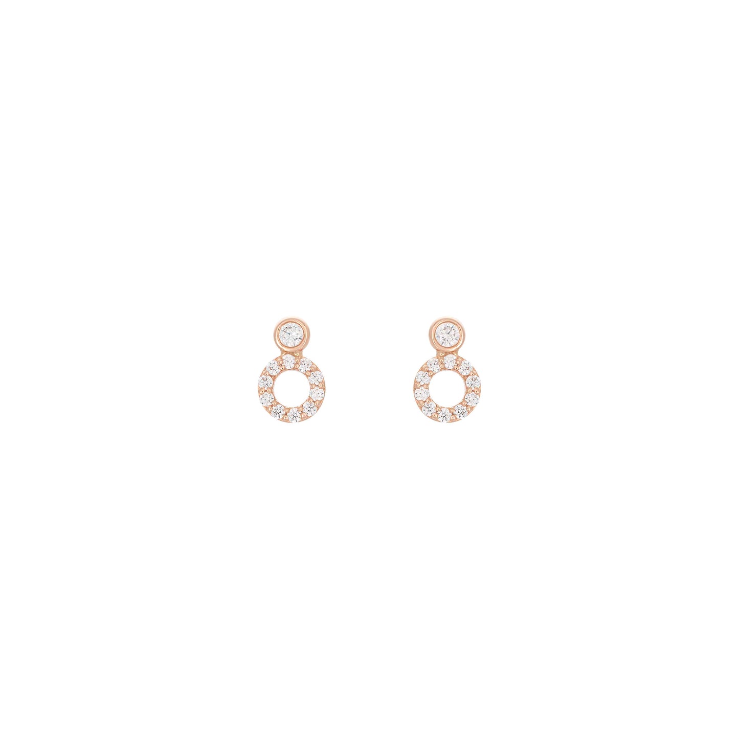 Double Circle Earrings