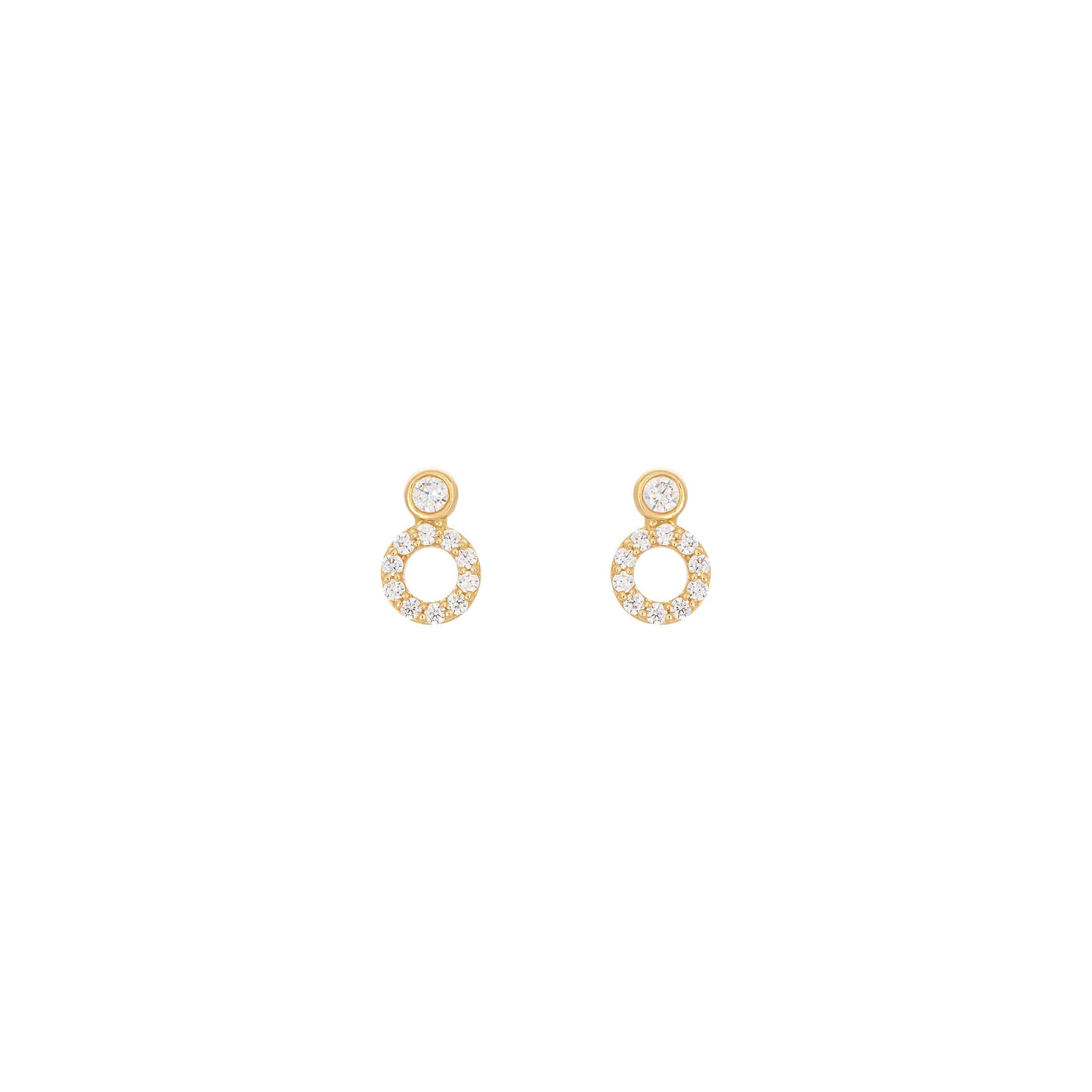 Double Circle Earrings