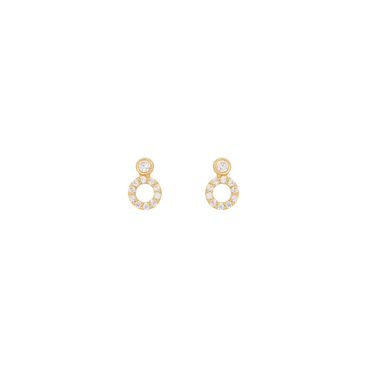 Double Circle Earrings