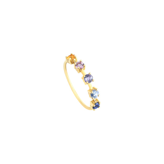 Multicolor Sapphire Ring