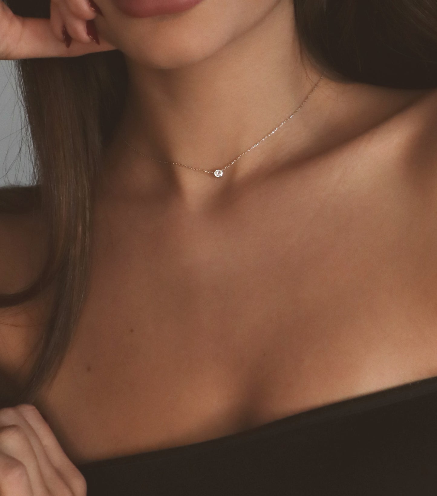 Dot Diamond Necklace