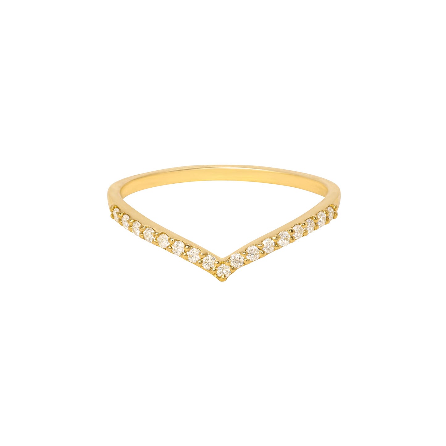 Pave Diamond V Band